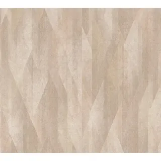 AS-Creation Vliestapete Grafisch Art Deco Matt Leicht Strukturiert Beige Braun