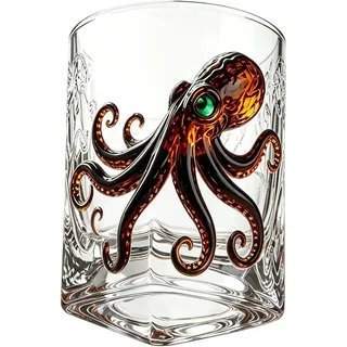 Generisch Whisky Gläser Kristallglas, Whiskygläser Rum Gläser Whiskey Glas, Whisky Tumbler Glas Kristall für Scotch, Cocktail Bleikristall