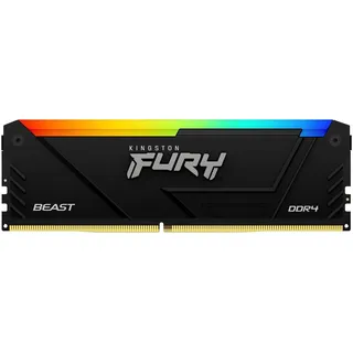 Kingston FURY Beast RGB DDR4 3200MT/s 8GB Modul (1x8GB) CL16 Schwarz KF432C16BB2A/8