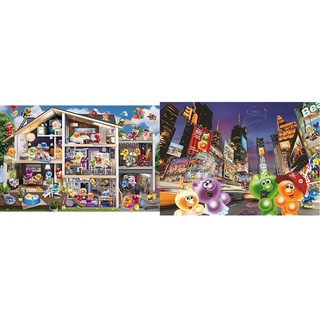 Ravensburger Puzzle 17434 - Gelini Puppenhaus - 5000 Teile Puzzle für Erwachsene und Kinder ab 14 Jahren & Puzzle 17083 - Gelini am Times Square - 1000 Teile Gelini-Puzzle ab 14 Jahren