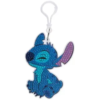 Craft Buddy - Crystal Art Diamond Painting "Stitch" Crystal Art Bag Charm Kit Disney