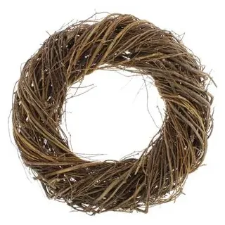 Frank-Flechtwaren Osterdeko 101507, Deko-Kranz aus Reisig, Ø 47 cm