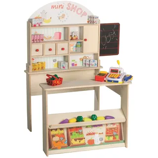 Roba Kids Verkaufsstand Kaufmannsladen mini Shop mit Zubehör  NEU