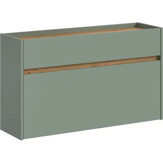 Home Affaire EVRID 110 x 61 x 32 cm hängend, 1 Schubkasten, 1 Schuhwalze, grün