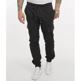Rock Creek Cargohose Regular Schwarz W32 L32