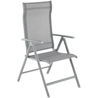 Songmics Komfortabler Gartenstuhl grau