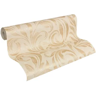 A.S. Création Nobile Mustertapete 32 cm x 10 m 959404 Beige/Weiß/Bronze