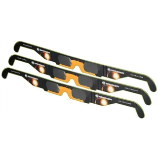 BRESSER Teleskop Bresser Sonnenfinsternis-Brille 3 Stück