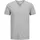 JJESPLIT NECK TEE SS NOOS grau M