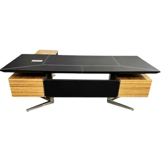 Jet-Line Schreibtisch Bari schwarz