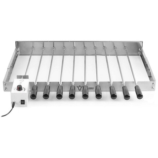 BBQ-Toro Edelstahl Grillaufsatz 10 Spieße 58 x 26-40 cm, Motor links