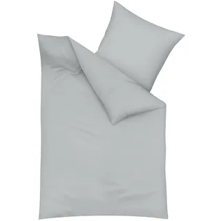 Traumschlaf Uni Feinbiber Silber 240 x 220 cm + 2 x 80 x 80 cm