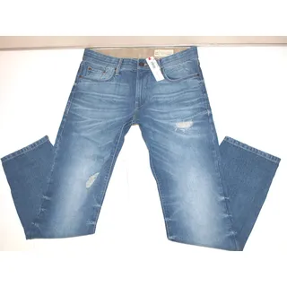 ESPRIT Straight Leg Jeans Used Destroyed (w32 L34) Denim Hose 077ee2b002