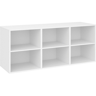 Hammel Furniture Sideboard Keep by Hammel Modul 005, 3 feste Einlegeböden, Wandmontage/ stehend montierbar, Breite 133,8 cm weiß