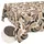 Tropfen Natur 400 140 eckig Schnittkante Baumwolle-Polyester