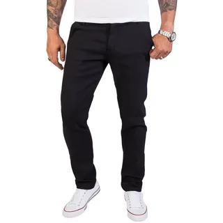 Rock Creek Chinohose Slim Fit Schwarz W29 L32