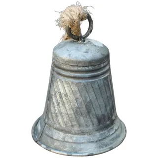 Dekoglocke mit Kordel Vintage Landhausstil Weihnachtsdeko Winter Gartendeko