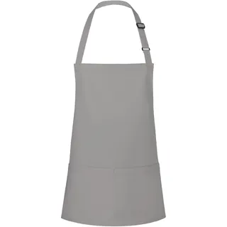 Karlowsky, Kochschürze, Kurze Latzschürze Basic mit Schnalle und Tasche (One Size)
