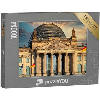 puzzleYOU Puzzle Der Reichstag, Sitz des Deutschen Bundestages, 1000 Puzzleteile, puzzleYOU-Kollektionen Reichstag Berlin