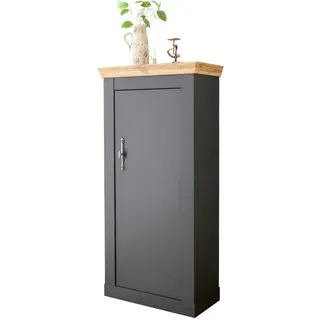 furn.design Highboard 72 x 146 cm Grau / Eiche