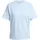 Cotton Kurzarm-T-Shirt Blue White S