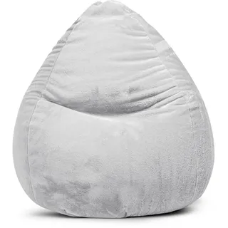 Magma Heimtex Sitting Point Sitzsack Beanbag Softy XXL Stoff Grau