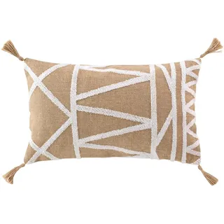 Douceur d'intérieur Dekokissen Asmara 30 x 50 cm Beige