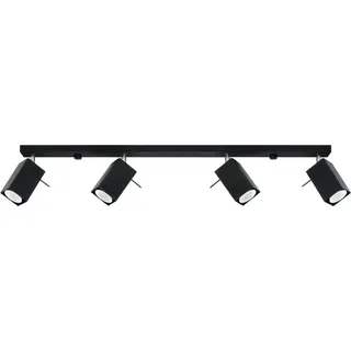 Sollux Merida 4xGU10 80 cm schwarz