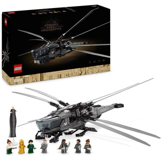 LEGO 10327 Icons Dune Atreides Royal Ornithopter, Set zum Sammeln für Erwachsene, Film-Geschenk für Männer, Frauen und Fans, Modell-Flugzeug mit...
