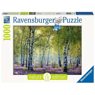 Ravensburger Puzzle Nature Edition 18 Birkenwald 1000 Teile Puzzle, Puzzleteile bunt