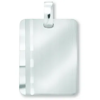 Kettenanhänger ONE ELEMENT "Gravurplatte Anhänger aus 925 Silber", silber, Schmuckanhänger, Damen, Silber 925 (Sterlingsilber), Kettenanhänger, Kleines Statement – persönlich, stilvoll, alltagstauglich