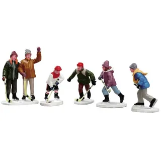 Lemax The Home Team Set/5 Weihnachtsdorf Weihnachtsfiguren