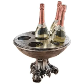 More2Home Dekoobjekt Champagner/Wein- Schale und Kühler BAROCK, für 6 Flaschen