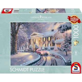 Schmidt Spiele - Thomas Kinkade - Graceland Christmas, 1.000 Teile