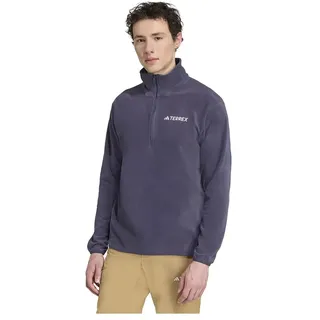 adidas Multi Essentials Fleece mit halbem Reißverschluss Blau  S