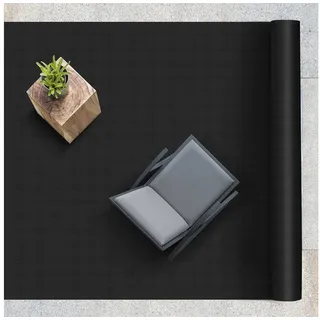 Karat Outdoorteppich Cartagena, als Läufer, Teppich oder Bodenbelag, rechteckig schwarz 180 cm x 1000 cm