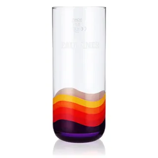 Paulaner Cola-Mix Softdrink Glas 0,5l Becher Boden Rund - neues Design Sahm - Transparent