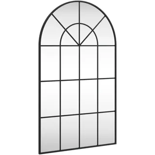 vidaXL Wandspiegel 60 x 100 cm Schwarz