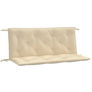 vidaXL Bankauflage 120 x 50 x 7 cm beige 2 St.