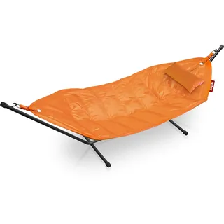 Fatboy Headdemock Deluxe Dunkelblau | Hängematte für Zwei mit Gestell | inkl. Matte, Gestell, Kissen, Cover- Deluxe Version | Outdoor geeignet Garten & Terrasse | 280 x 140cm