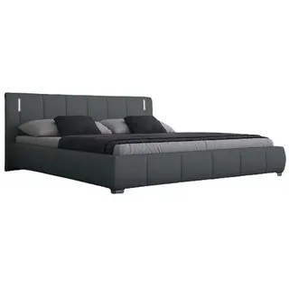 Sedex Bett Luna 140x200cm grau mit LED Beleuchtung