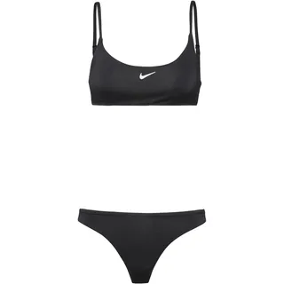 Nike CORE Bikini Set Damen in black, Größe S - schwarz