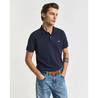 GANT Slim Shield Kurzarm-poloshirt Evening Blue L