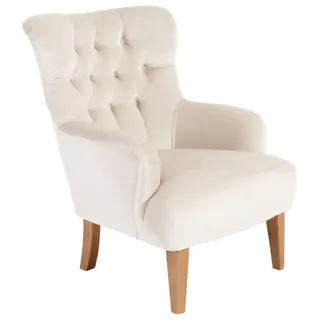 others SESSEL Kaiya Bezug Samtvelours Buche natur / creme | Gr.: onesize
