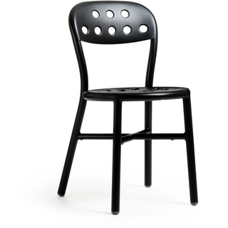 Pipe Stuhl ohne Armlehne, schwarz