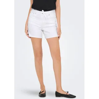 Only ONLGIANNA Mw Belted Shorts Weiß S