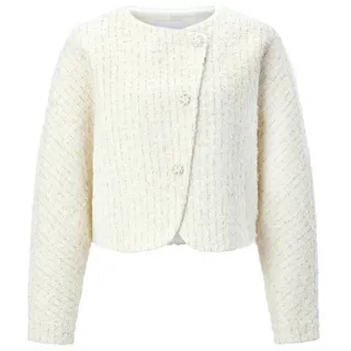 RICHROYAL Kurzjacke Cropped Boucle Cape Jacket