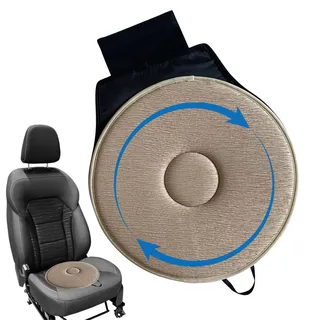 Drehkissen Für Autositz 360 ° Drehbare Autositzkissen Rutschkissen Rollstuhl Auto Drehkissen Multifunktional Drehsitz Für Senioren Rotierende Sitzkissen Komfort Sitzkissen Für Auto Sofa Sessel Stuhl