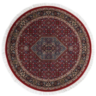 THEKO Orientteppich  Benares Bidjar , rot , Wolle , Maße (cm): B: 250 H: 1,2