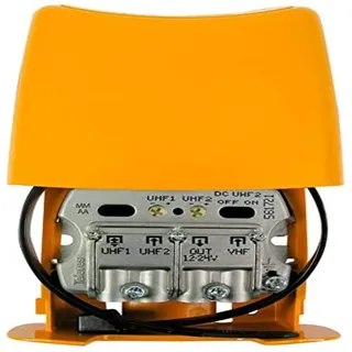 Televes Mastil-Verstärker 28db 3e UHF-UHF-vhfmix Lte790 Nanokom 561721 Filterung für LTE2 5G Parabolische Antennenmischung mit Netzteil 5796.